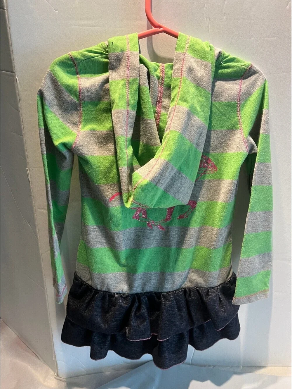 Beverly Hills Polo Club Girls Hoodie Dress Size Small
